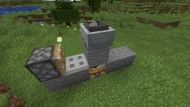 The setup to create the stove design (Image via Mojang)